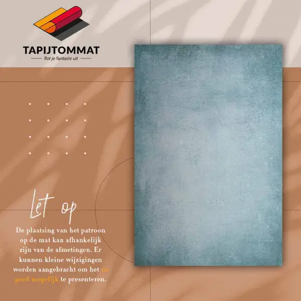 Tappeto in vinile Cemento blu