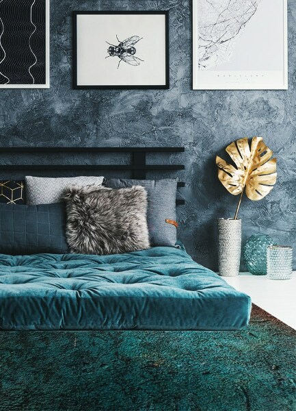 Tappeto vinile Cemento marrone verde