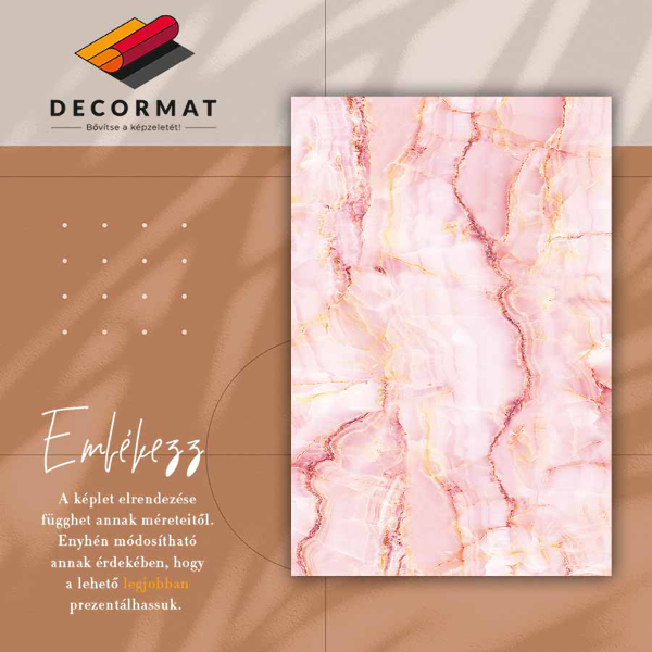 Tappeto vinile Marmo rosa