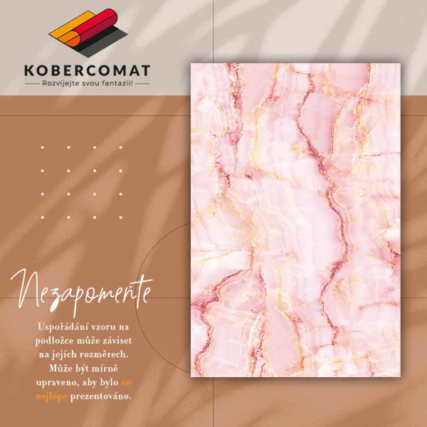 Tappeto vinile Marmo rosa