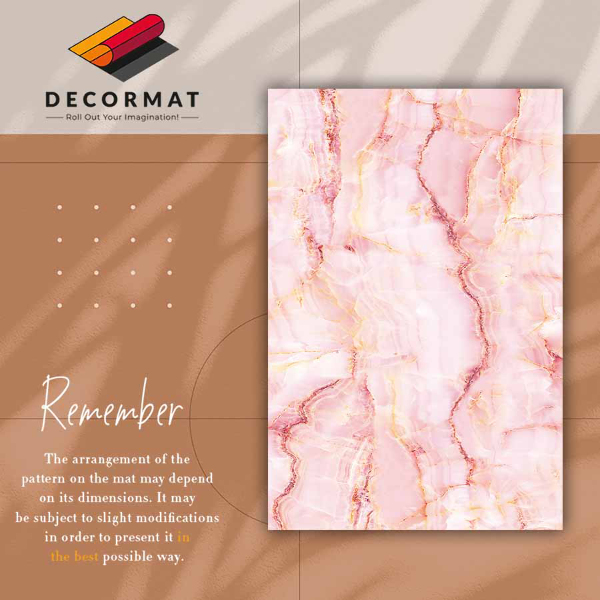 Tappeto vinile Marmo rosa
