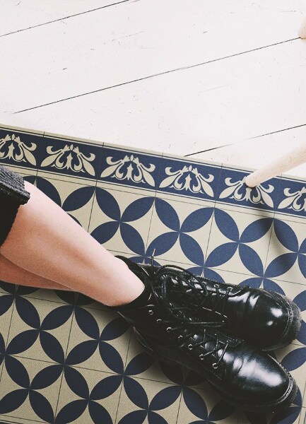 Tappeto vinile Pattern azulejos