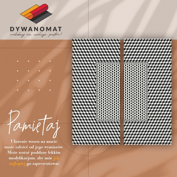 Tappeto in vinile Pattern 3D