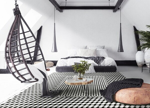 Tappeto in vinile Pattern 3D