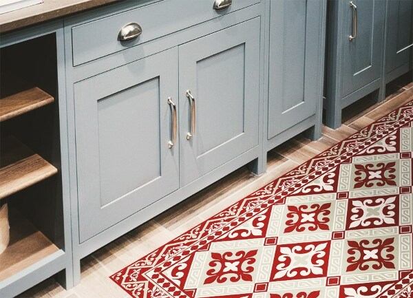 Passatoia vinile Pattern floreale