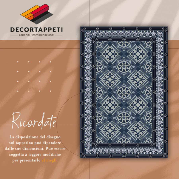 Passatoia vinile Navy Blue Talavera