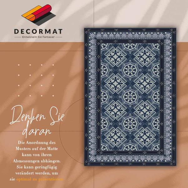 Passatoia vinile Navy Blue Talavera