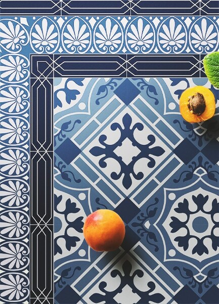 Passatoia vinile Navy Blue Talavera