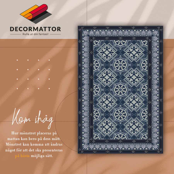 Passatoia vinile Navy Blue Talavera