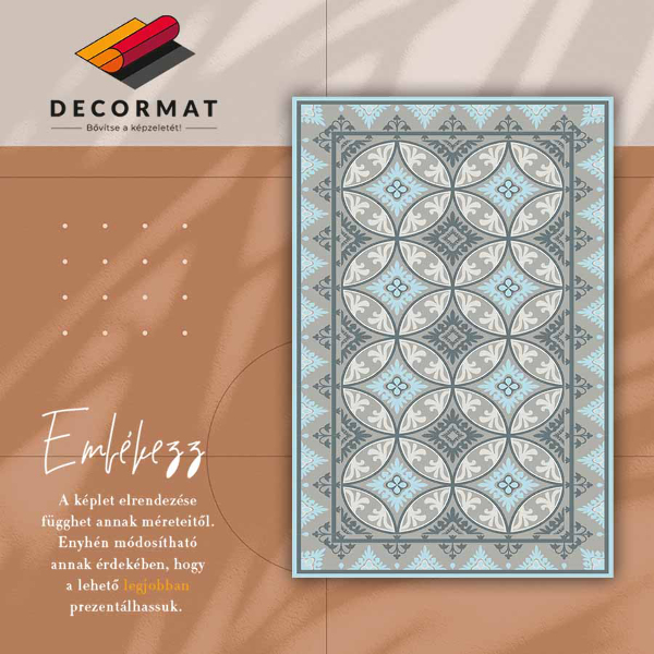 Tappeto in vinile Ruote geometriche