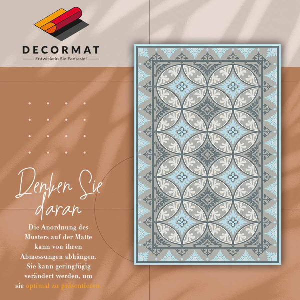 Tappeto in vinile Ruote geometriche