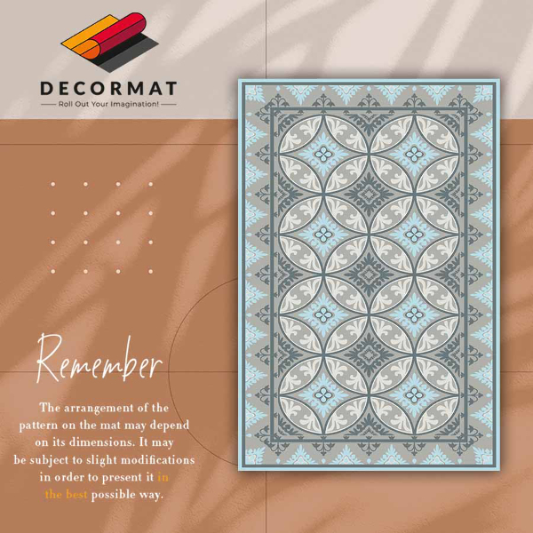 Tappeto in vinile Ruote geometriche