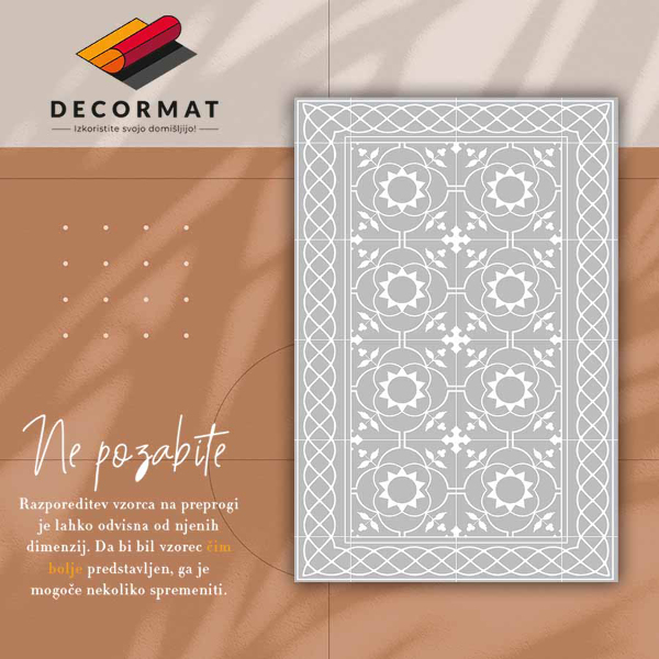 Tappeto pvc Pattern simmetrico