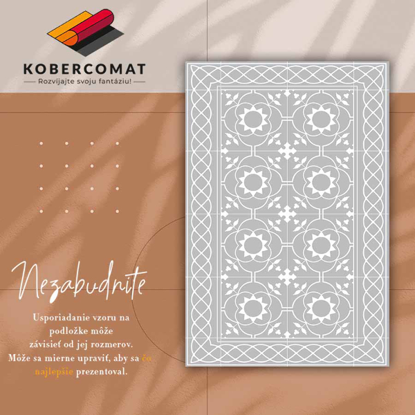 Tappeto pvc Pattern simmetrico