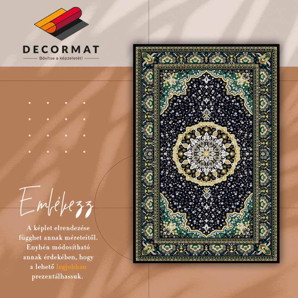 Tappeto vinile Golden Mandala