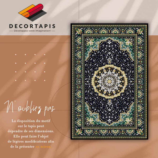 Tappeto vinile Golden Mandala