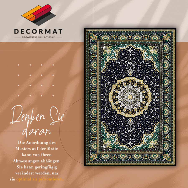 Tappeto vinile Golden Mandala