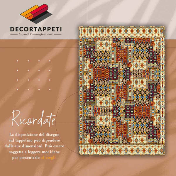 Tappeto in vinile Patchwork geometrico