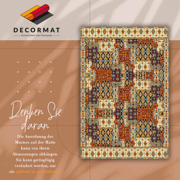 Tappeto in vinile Patchwork geometrico