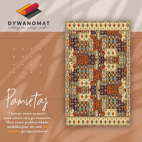 Tappeto in vinile Patchwork geometrico