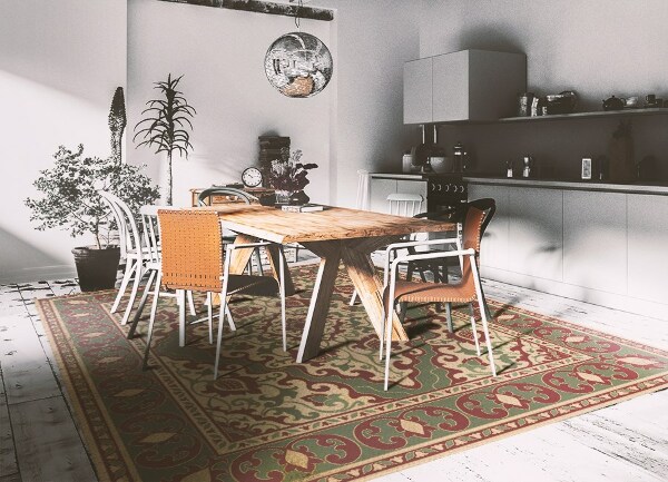 Tappeto pvc Pattern simmetrico