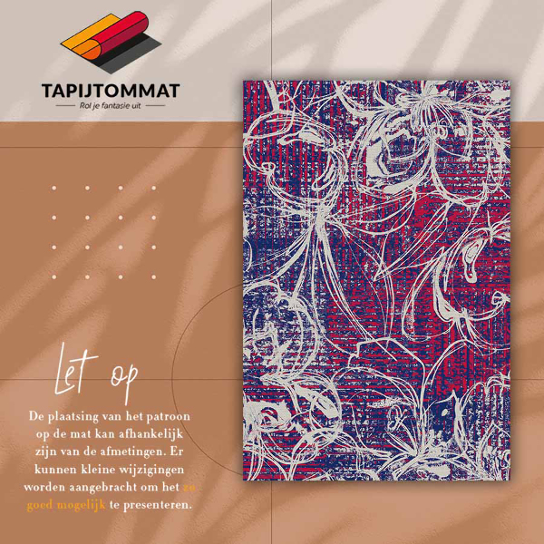 Tappeto pvc Astrazione retrò