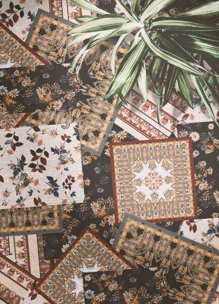 Tappeto vinile Patchwork caotico