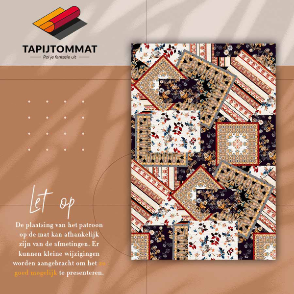 Tappeto vinile Patchwork caotico