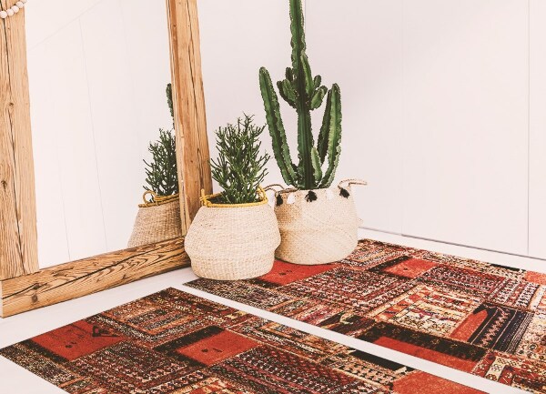 Tappeto vinile Astrazione patchwork