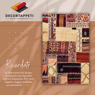 Tappeto in vinile Patchwork astratto