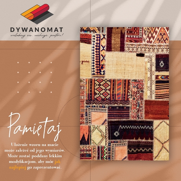 Tappeto in vinile Patchwork astratto