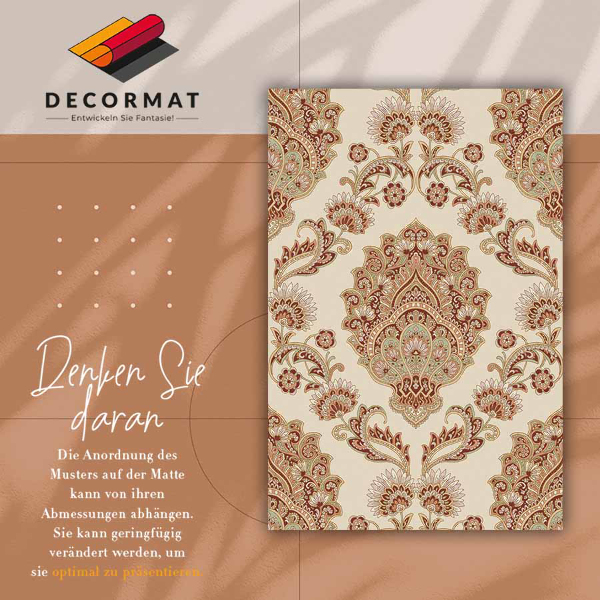Tappeto vinile Stile Paisley