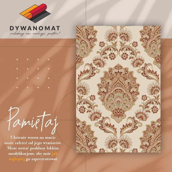 Tappeto vinile Stile Paisley