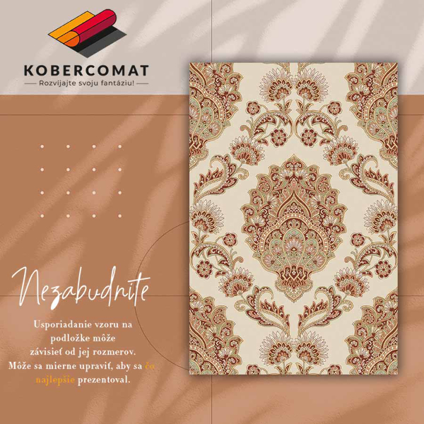 Tappeto vinile Stile Paisley