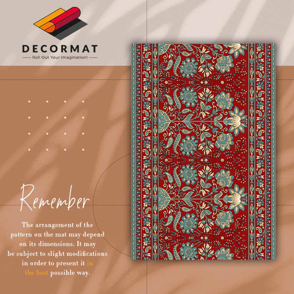 Passatoia vinile Fiori di paisley