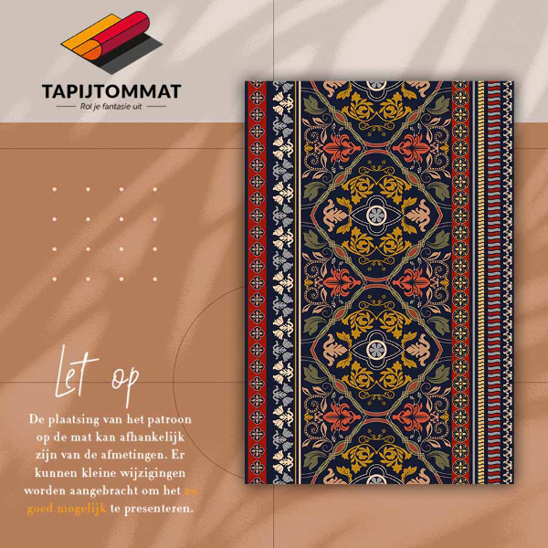 Passatoia vinile Pattern boho floreale