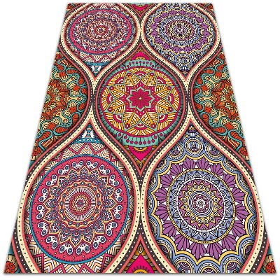 Tappeto pvc Mandala colorata