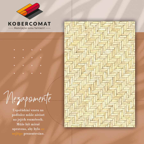 Tappeto in vinile Parquet di torcia