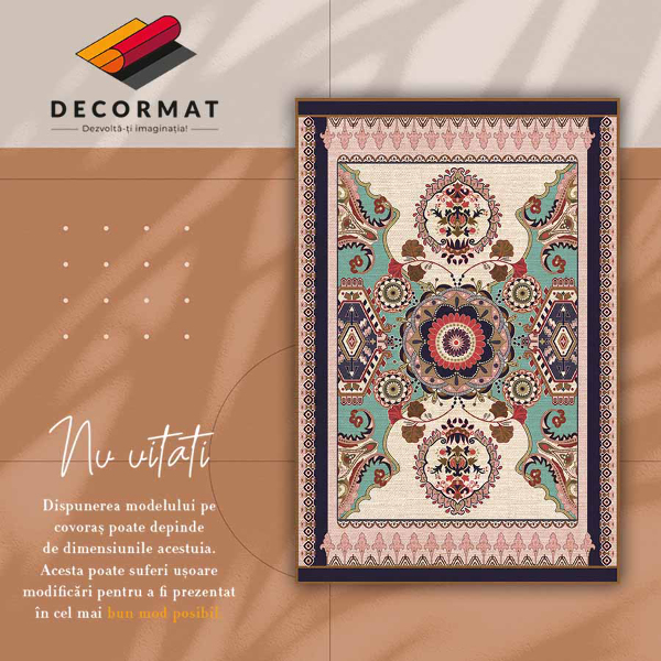 Passatoia in vinile Fiori geometrici