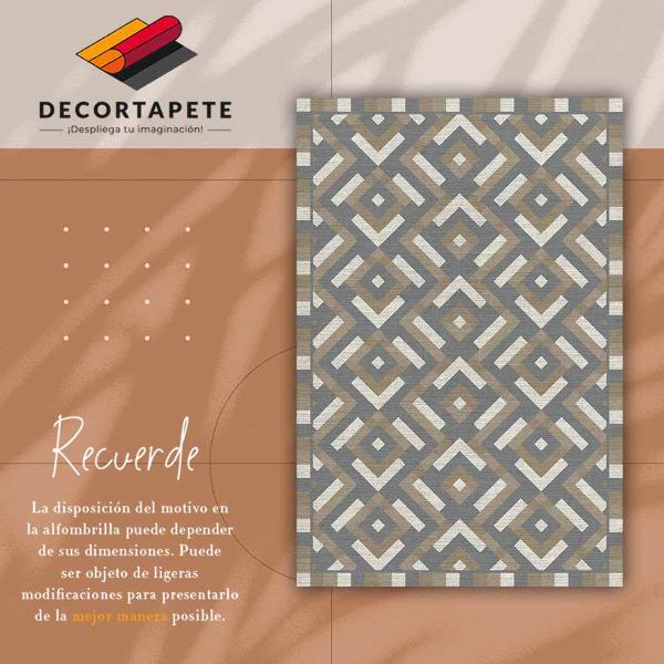 Tappeto in vinile Geometria azteca