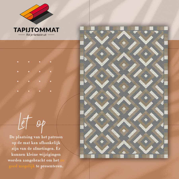 Tappeto in vinile Geometria azteca