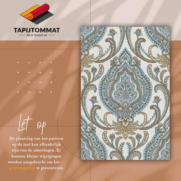 Tappeto in vinile Fiori orientali