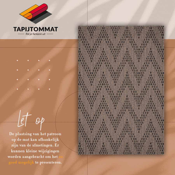 Tappeto pvc Jodki zigzag