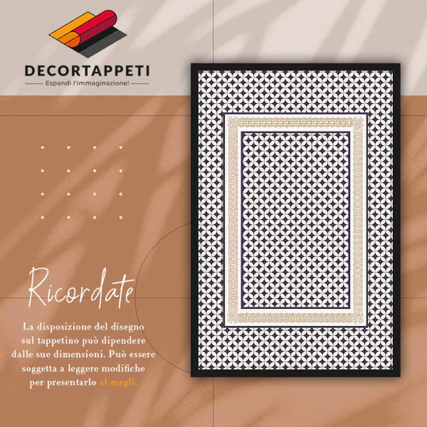 Tappeto vinile Treccia geometrica