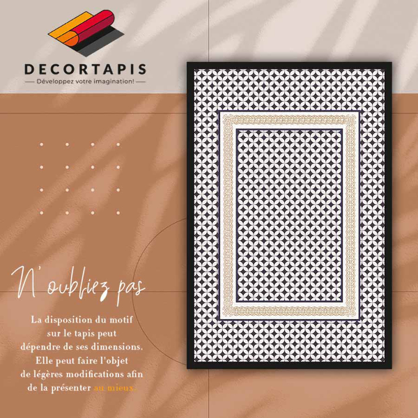 Tappeto vinile Treccia geometrica