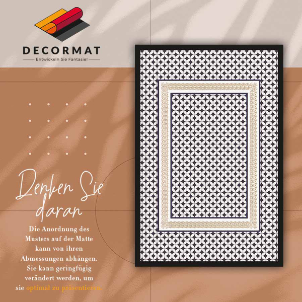 Tappeto vinile Treccia geometrica
