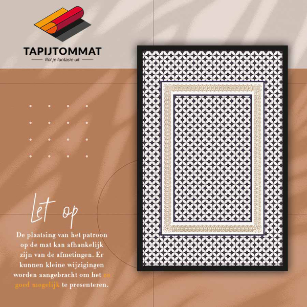 Tappeto vinile Treccia geometrica