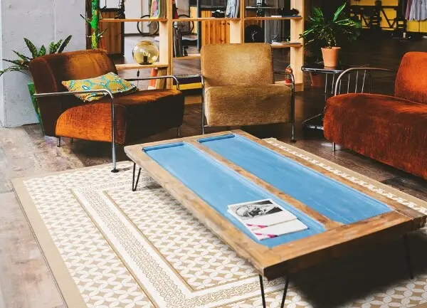 Tappeto vinile Treccia geometrica