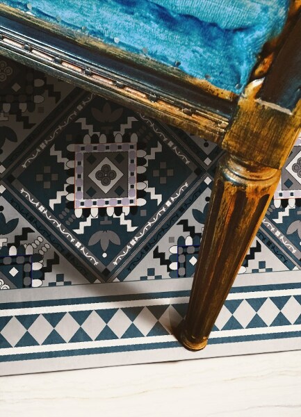 Tappeto in vinile Geometria araba