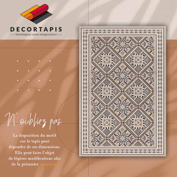 Tappeto in vinile Geometria araba